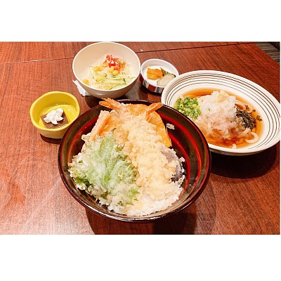 天丼とおろしうどんセット