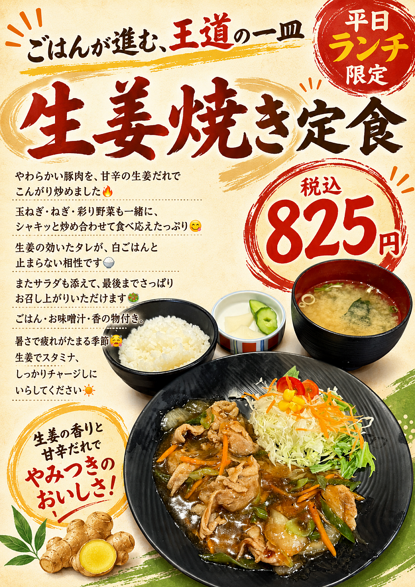 平日ランチ✨