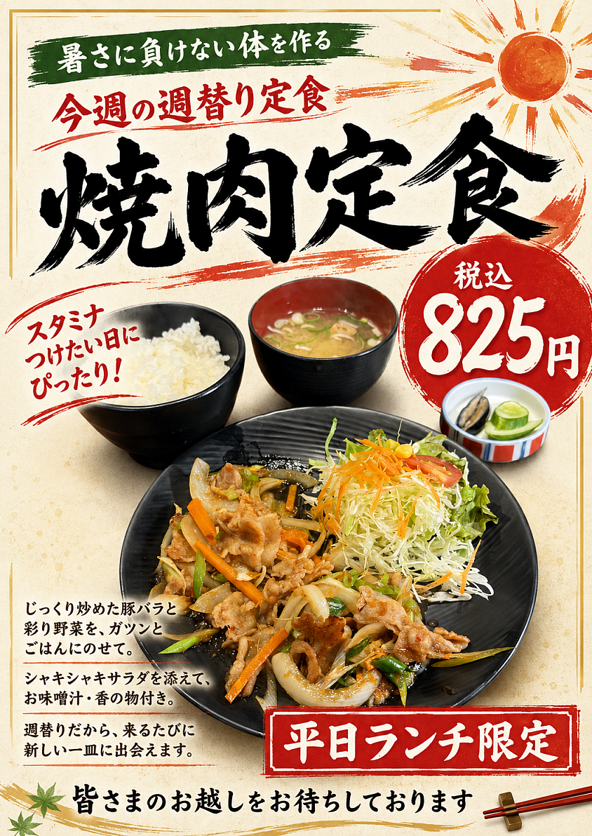 平日ランチ✨